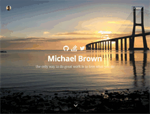 Tablet Screenshot of michael-brown.net